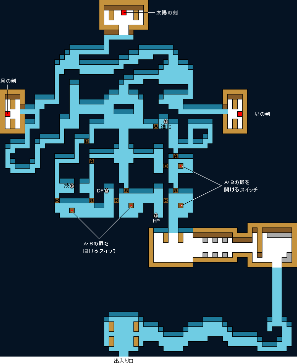 賢者の洞窟マップ