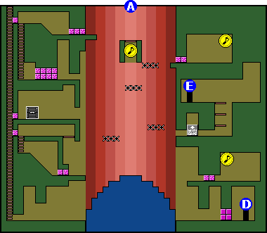 E4 巨大な穴　マップ