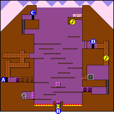 W6 西の火口　マップ