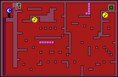 W6 西の火口　マップ